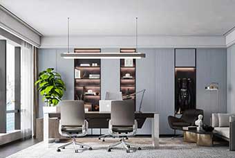 汉中轻奢风格-书房