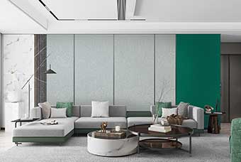 汉中轻奢风格-客厅