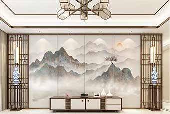 汉中森佰汇航空纤维（山水画系列）